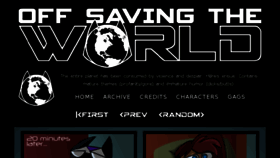 What Offsavingtheworld.com website looked like in 2017 (6 years ago)
