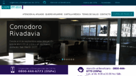 What Ospesalud.com.ar website looked like in 2017 (8 years ago)