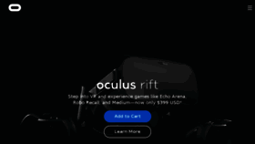 What Ocul.us website looked like in 2017 (8 years ago)