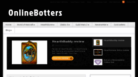 What Onlinebotters.com website looked like in 2017 (6 years ago)
