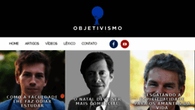 What Objetivismo.com.br website looked like in 2017 (6 years ago)