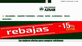 What Ofertascolchonesaznar.com website looked like in 2017 (6 years ago)