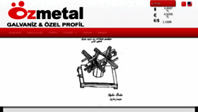 What Oz-metal.com website looked like in 2017 (6 years ago)