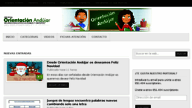 What Orientacionandujar.es website looked like in 2017 (8 years ago)