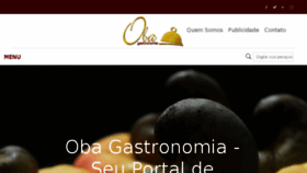 What Obagastronomia.com.br website looked like in 2017 (6 years ago)