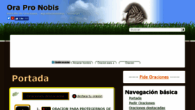 What Orapronobis.net website looked like in 2017 (6 years ago)