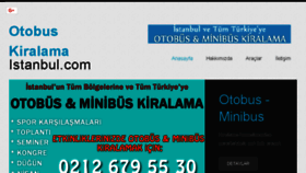 What Otobuskiralamaistanbul.com website looked like in 2017 (6 years ago)