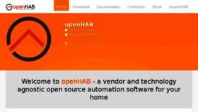 What Openhab.org website looked like in 2017 (6 years ago)