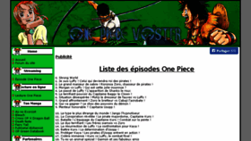 What Onepiecevostfr.com website looked like in 2017 (6 years ago)