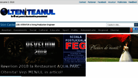 What Olteniteanul.ro website looked like in 2018 (6 years ago)