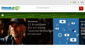 What Onmeda.de website looked like in 2018 (6 years ago)