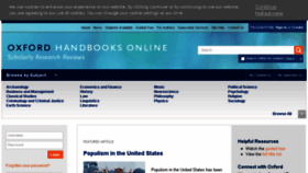 What Oxfordhandbooks.com website looked like in 2018 (6 years ago)