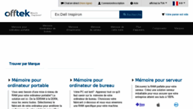 What Offtek.fr website looked like in 2018 (6 years ago)