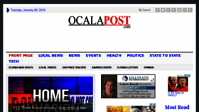 What Ocalapost.com website looked like in 2018 (6 years ago)