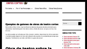 What Obrascortas.com website looked like in 2018 (6 years ago)