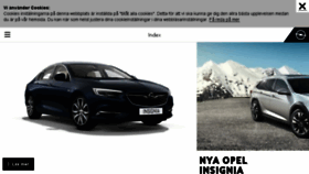 What Opel.se website looked like in 2018 (6 years ago)