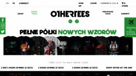 What Othertees.com website looked like in 2018 (6 years ago)