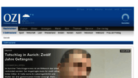 What Oz-online.de website looked like in 2018 (6 years ago)