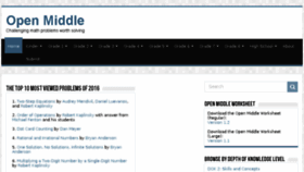 What Openmiddle.com website looked like in 2018 (6 years ago)