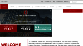 What Osupharmacyresidency.com website looked like in 2018 (6 years ago)