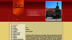 What Oloffson.cz website looked like in 2018 (6 years ago)