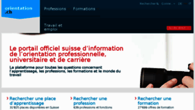 What Orientation.ch website looked like in 2018 (6 years ago)