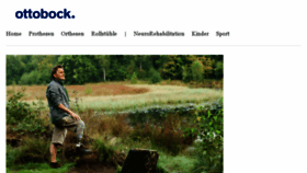 What Ottobock.de website looked like in 2018 (6 years ago)