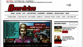 What Overdriveonline.com website looked like in 2018 (6 years ago)