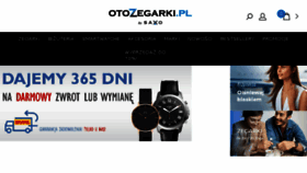 What Otozegarki.pl website looked like in 2018 (6 years ago)