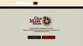 What Oldmapsonline.org website looked like in 2018 (6 years ago)
