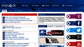 What Onpsx.de website looked like in 2018 (6 years ago)