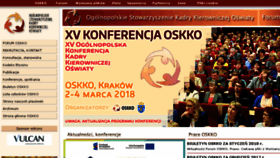 What Oskko.edu.pl website looked like in 2018 (6 years ago)