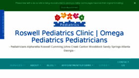 What Omegapediatrics.com website looked like in 2018 (6 years ago)