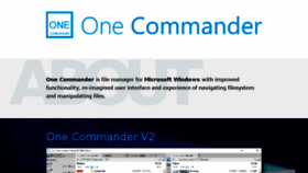 What Onecommander.com website looked like in 2018 (6 years ago)