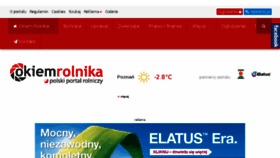 What Okiemrolnika.pl website looked like in 2018 (6 years ago)