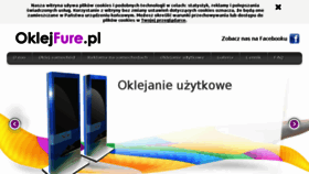 What Oklejfure.pl website looked like in 2018 (6 years ago)