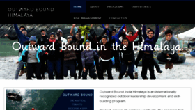 What Outwardboundindia.com website looked like in 2018 (6 years ago)