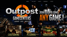 What Outpost.be website looked like in 2018 (6 years ago)