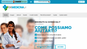 What Okmedicina.it website looked like in 2018 (6 years ago)