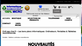 What Ordipascher.fr website looked like in 2018 (6 years ago)