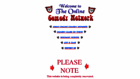What Onlinecomedy.com website looked like in 2018 (6 years ago)