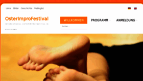 What Osterimprofestival.info website looked like in 2018 (6 years ago)