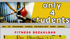 What Only4students.de website looked like in 2018 (6 years ago)