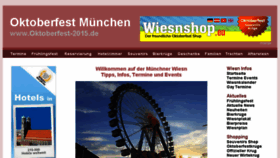 What Oktoberfest-2015.de website looked like in 2018 (6 years ago)