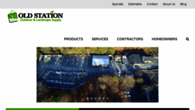 What Oldstationlandscapesupply.com website looked like in 2018 (6 years ago)