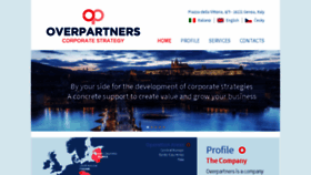 What Overpartners.eu website looked like in 2018 (6 years ago)