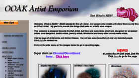 What Ooakartistemporium.com website looked like in 2018 (6 years ago)