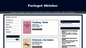 What Oktober.no website looked like in 2018 (6 years ago)