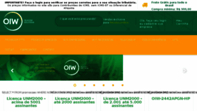 What Oiwtech.com.br website looked like in 2018 (6 years ago)