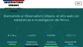 What Observatoriourbano.cl website looked like in 2018 (6 years ago)